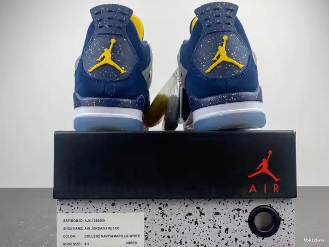 Rep TBK Air (PE) AJ4-1036660 Jordan Retro Michigan 4 0526